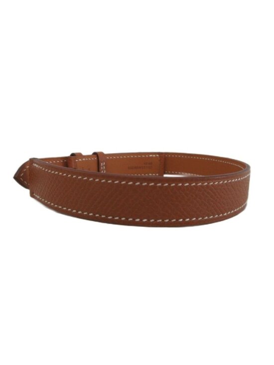 Hermes Leather Bracelet Watch Brown main image 6